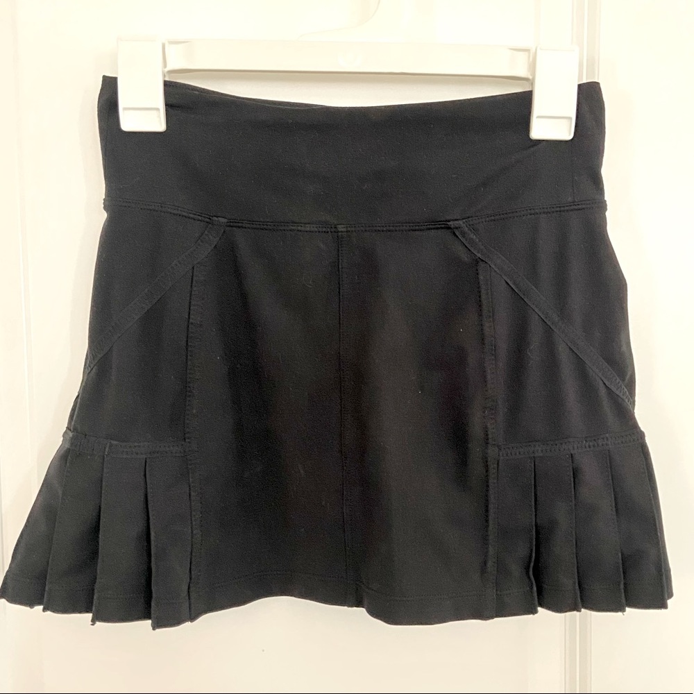 Athleta Black Skort Short Sport Tennis Athletic Wear Size XXS